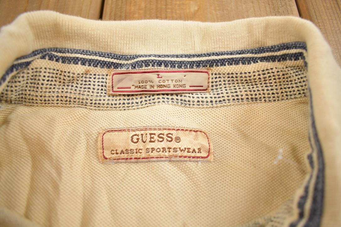 Vintage 1990s Guess Short Sleeve Striped Button Up Shirt