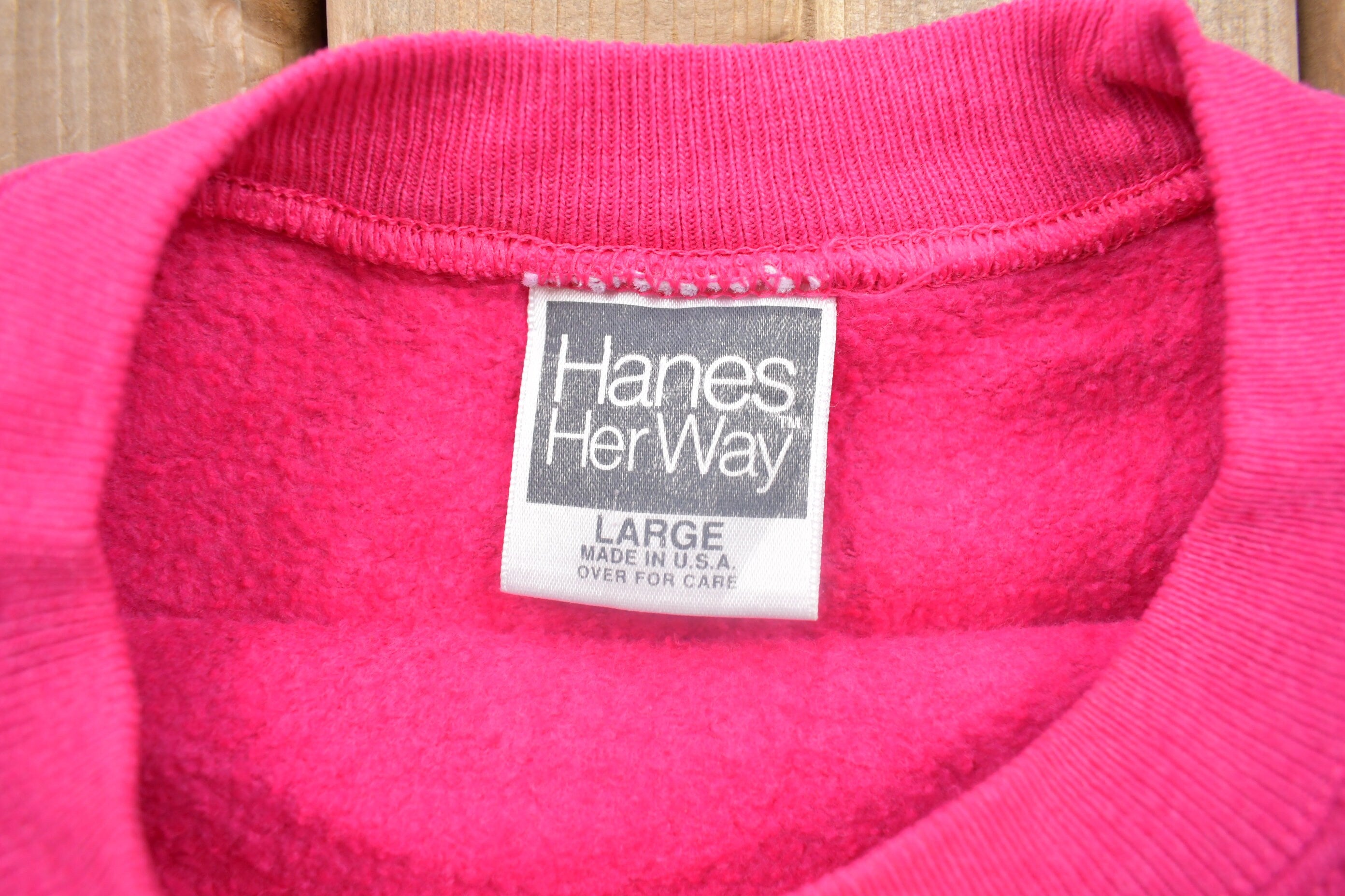 Vintage 1980s Hanes Blank Raglan Crewneck Sweatshirt