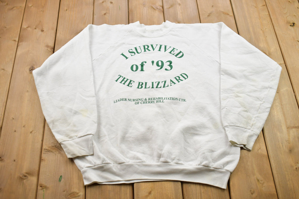 Vintage 1993 Blizzard Cherry Hill Crewneck Sweatshirt