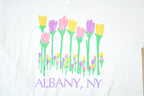 Vintage 1990s Pushing Daisies Albany New York Souvenir T-Shirt Women's XL