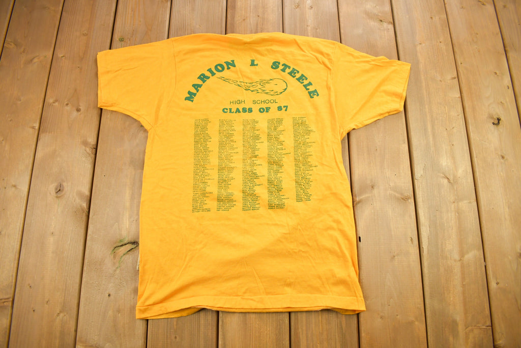 Vintage 1987 Marion L Steele Class Of 87 Amherst Graphic T Shirt
