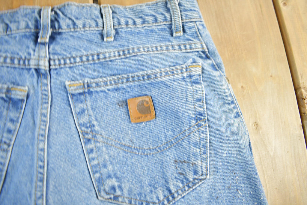 Vintage 1990s Carhartt Distressed Denim Shorts Men's 31
