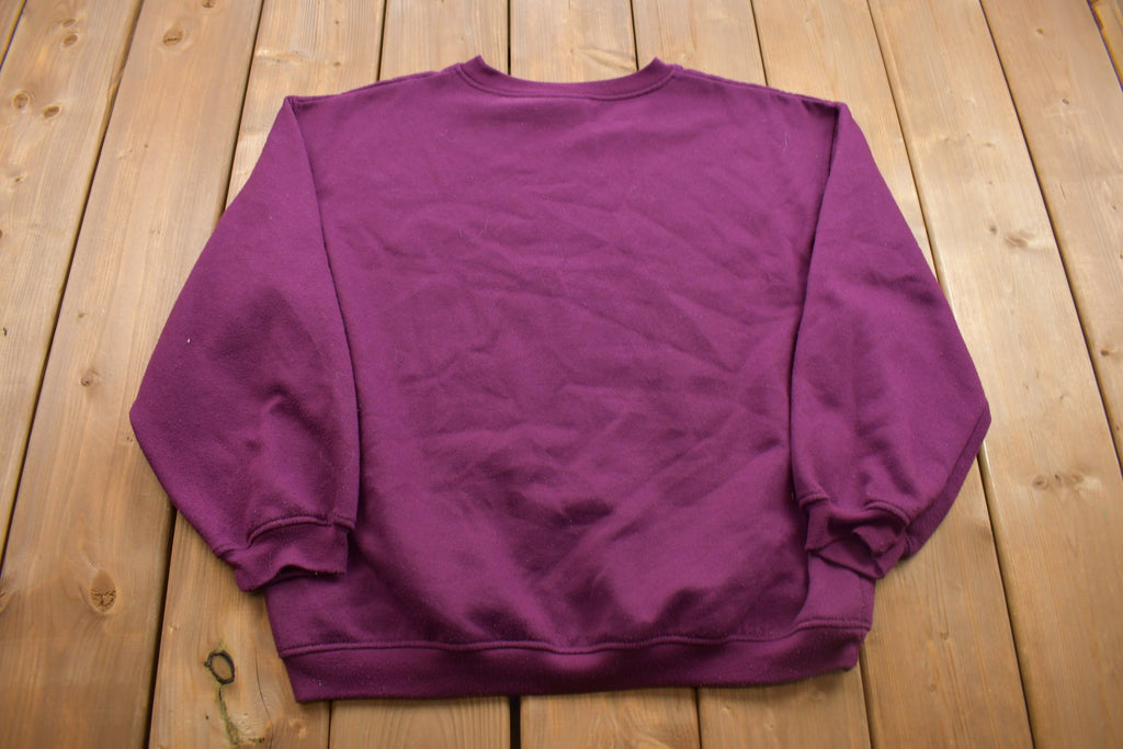 Vintage 1990s Basic Editions Floral Crewneck Sweatshirt