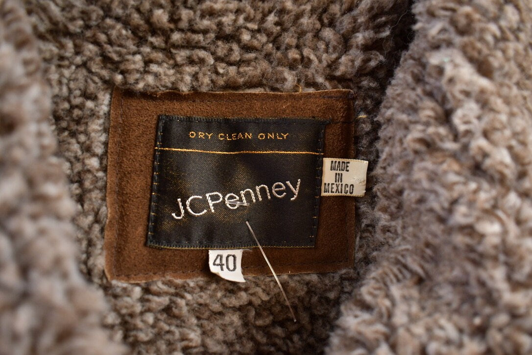 Vintage 1980s JC Penny Cowhide Fur Coat