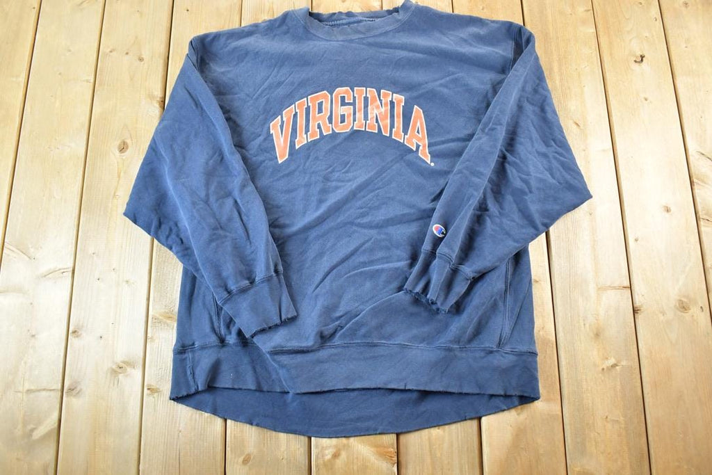 Vintage Y2K Champion Premium Reverse Weave Virginia Crewneck Sweatshirt Mens XXL