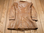 Vintage 1980s Sears Leather Fur Jacket