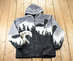 Vintage 1990s Eagle Fleece Heavy Hooded Sweater
