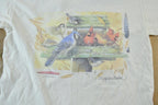 Vintage 1990s Blue Jays Bird Gang Outdoors T-Shirt