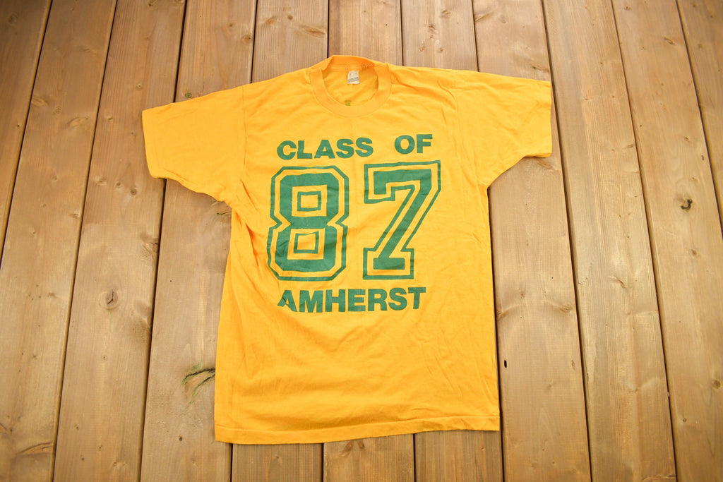 Vintage 1987 Marion L Steele Class Of 87 Amherst Graphic T Shirt