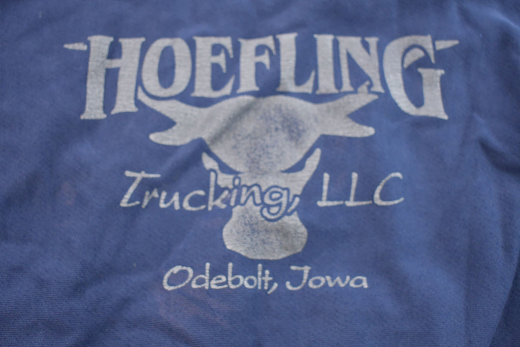 Vintage 2000s Champion Hoefling Trucking Bull Sweatshirt