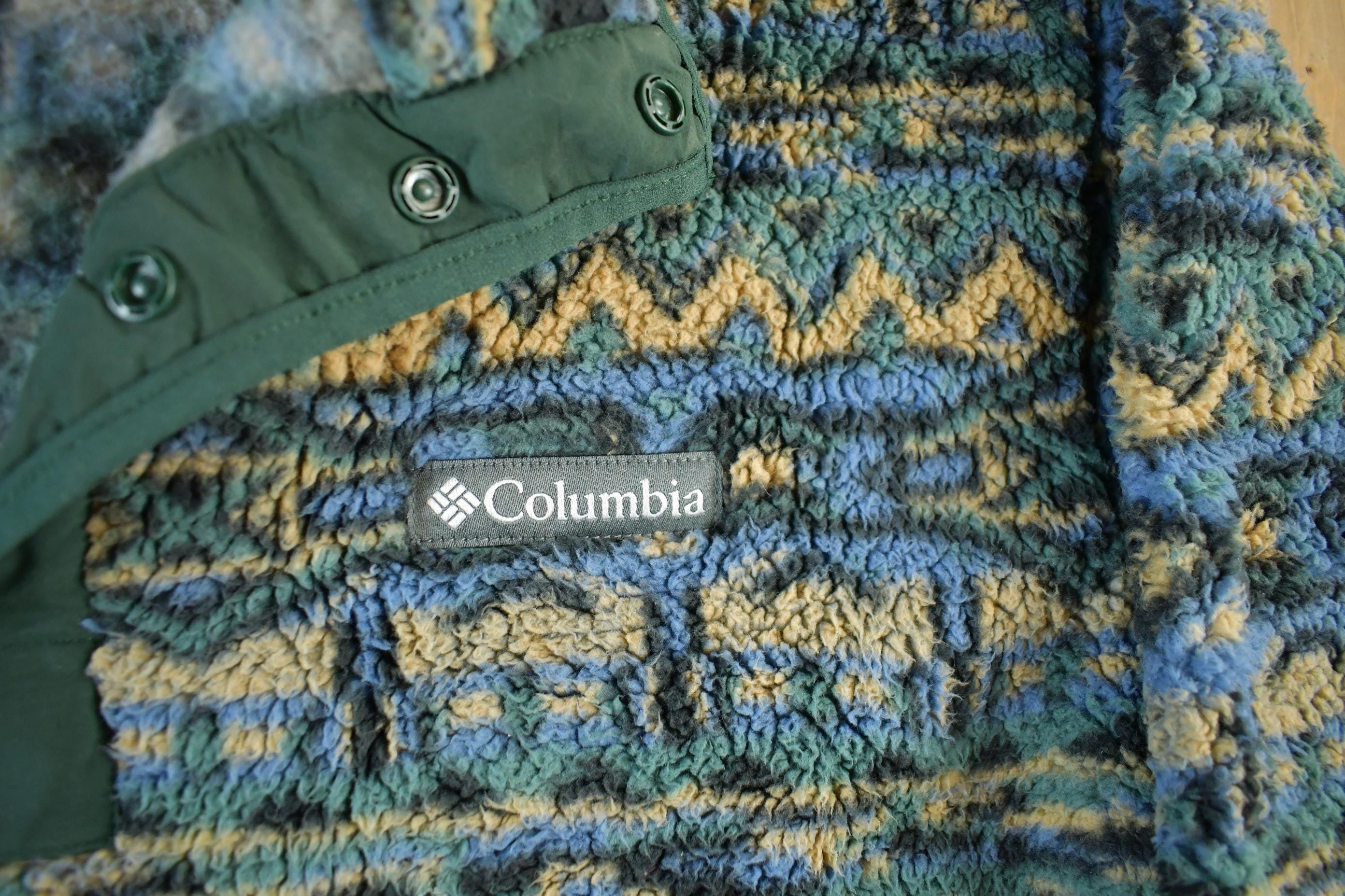 Vintage 2000s Columbia Fleece T Snap Sweater Womens Medium