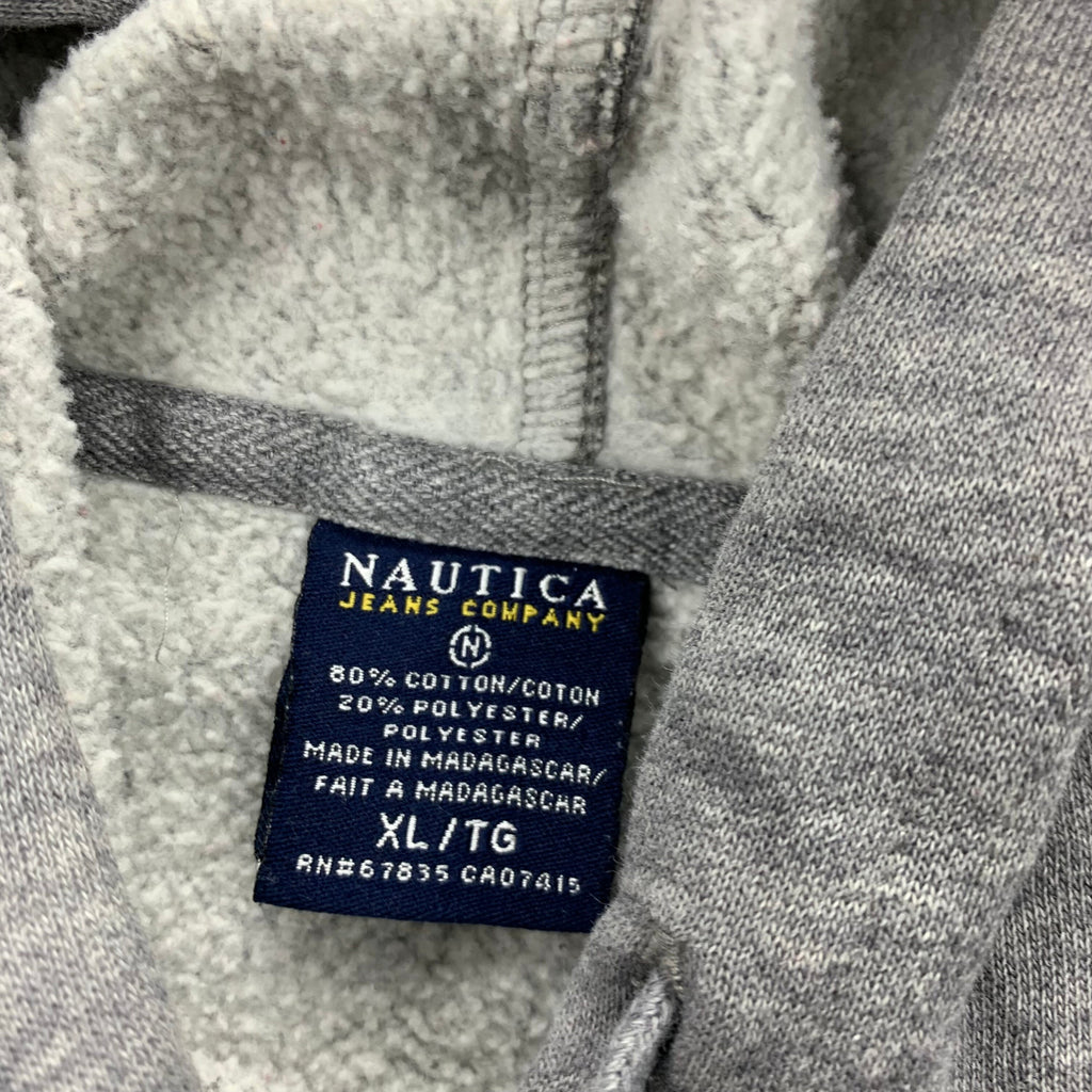 Vintage 1990s Nautica Jeans Embroidered Logo Hoodie