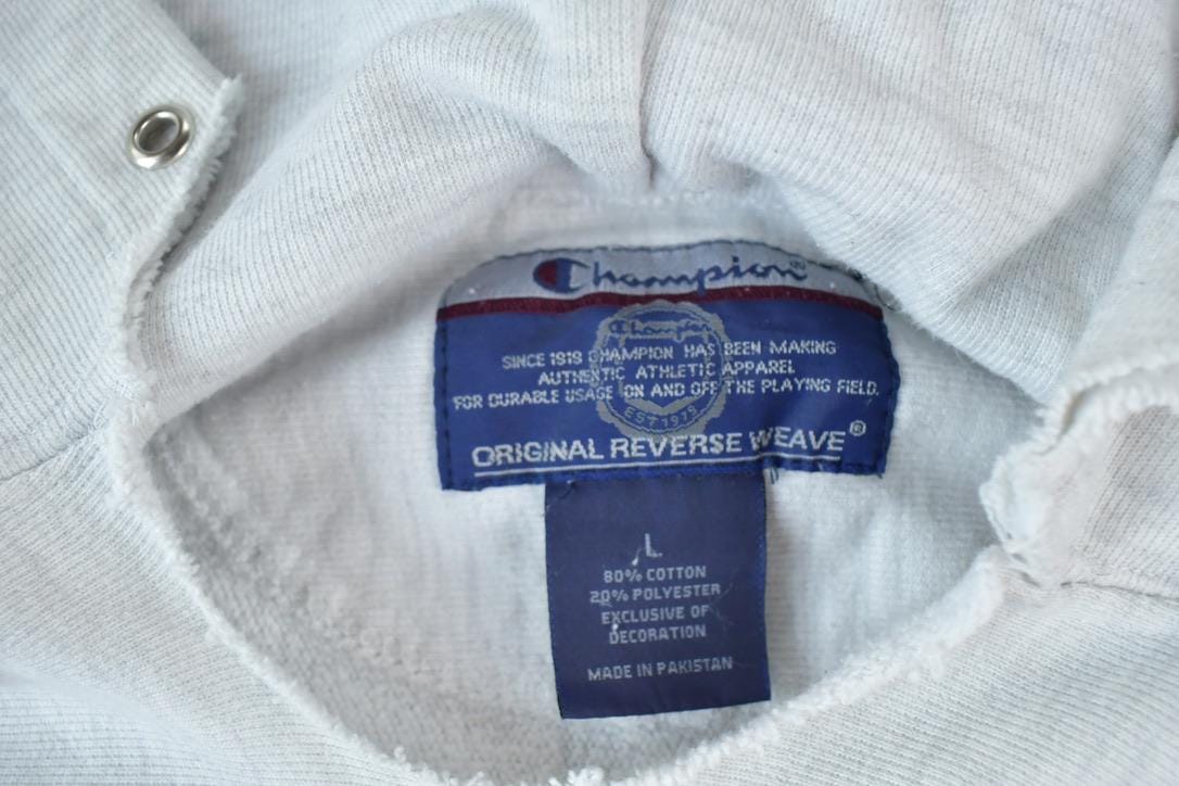 Vintage 1990s Champion Reverse Weave Bridgewater State University Hoodie Sweatshirt