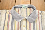 Vintage 2000s Striped Izod Embroidered Emblem Polo Shirt