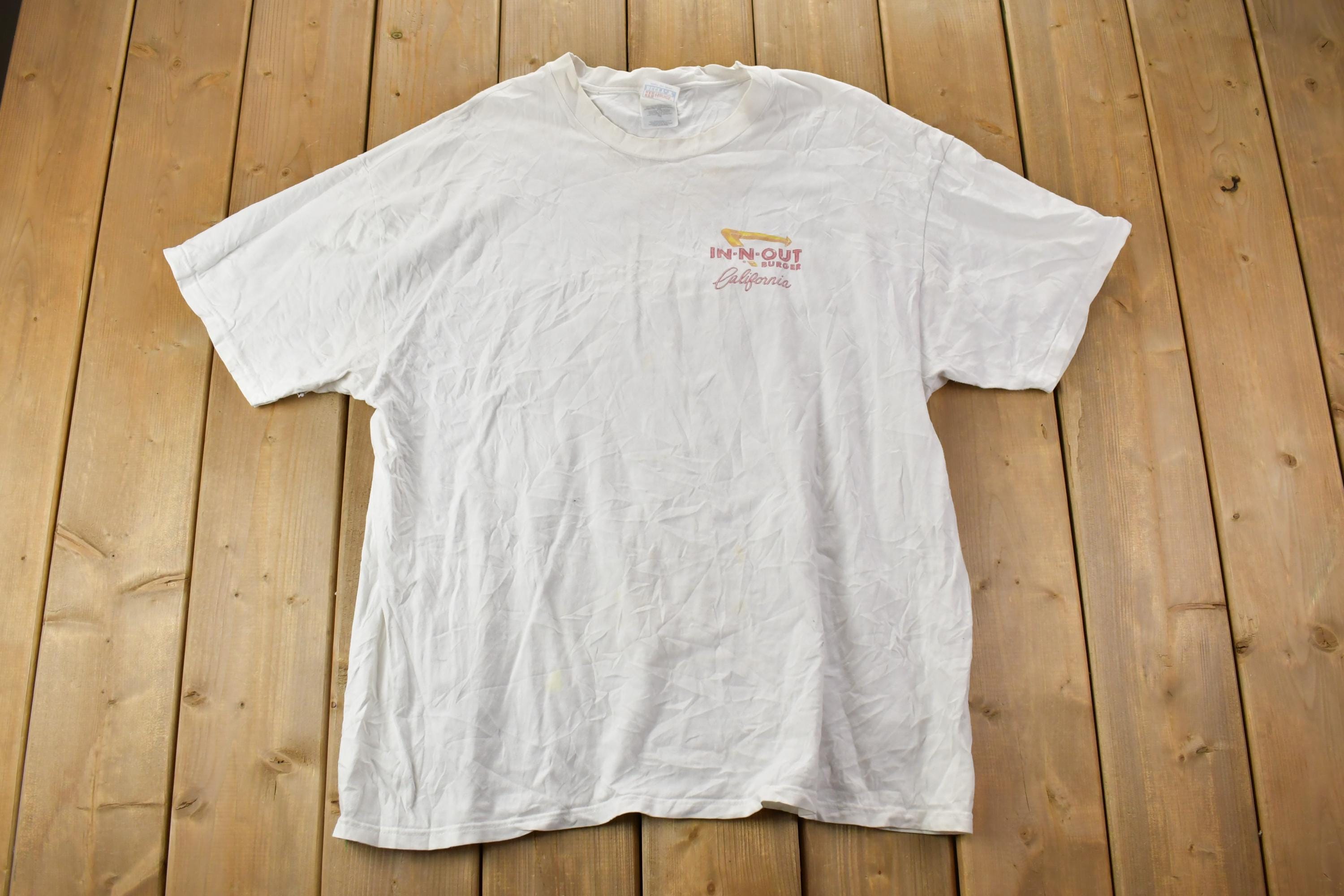 Vintage 1990s In N Out Burger California Graphic T-Shirt