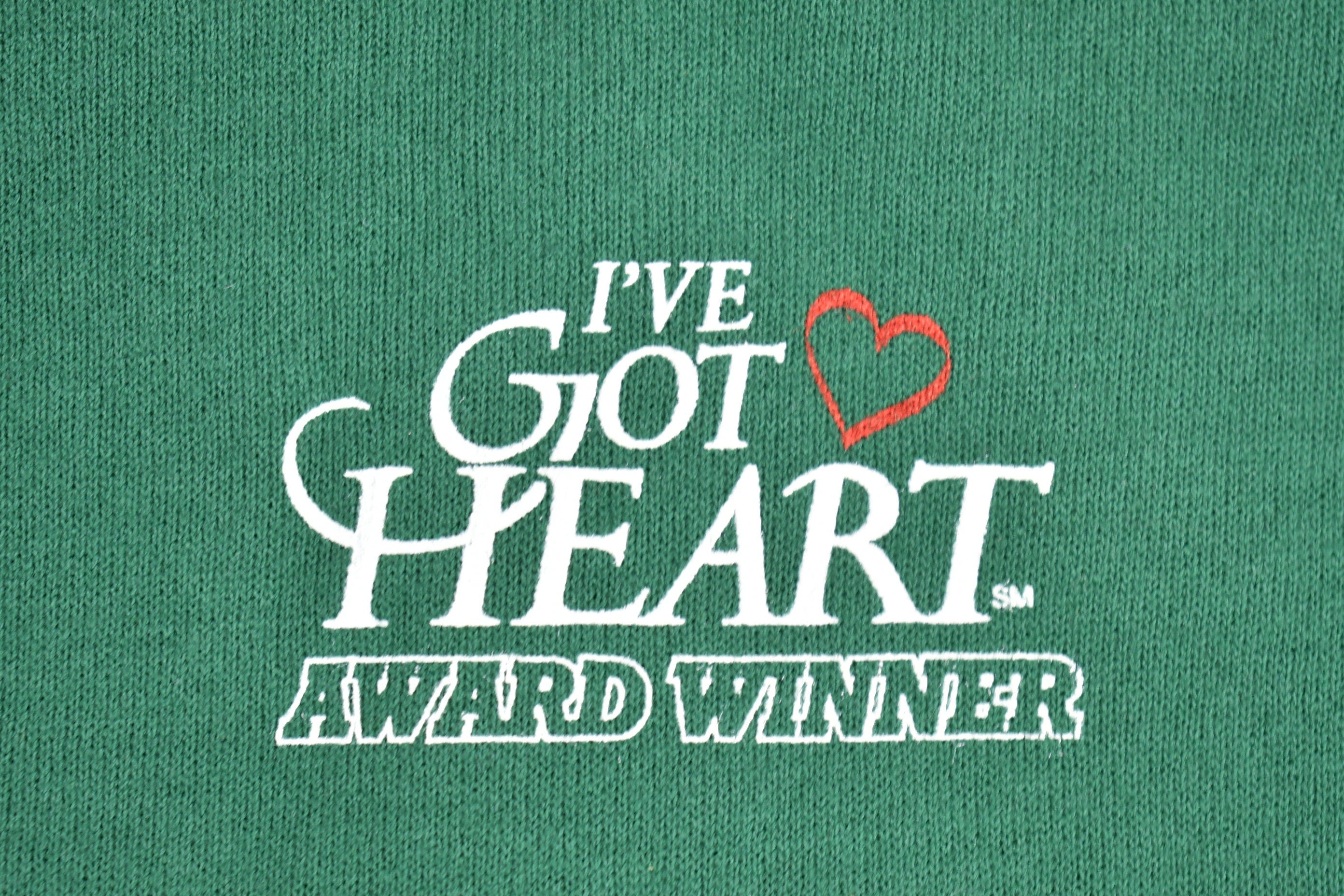 Vintage 1990s I've Got Heart Award Winner Graphic Crewneck Sweatshirt