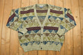 Vintage 1990s S.W Casuals Knit Cardigan Sweater