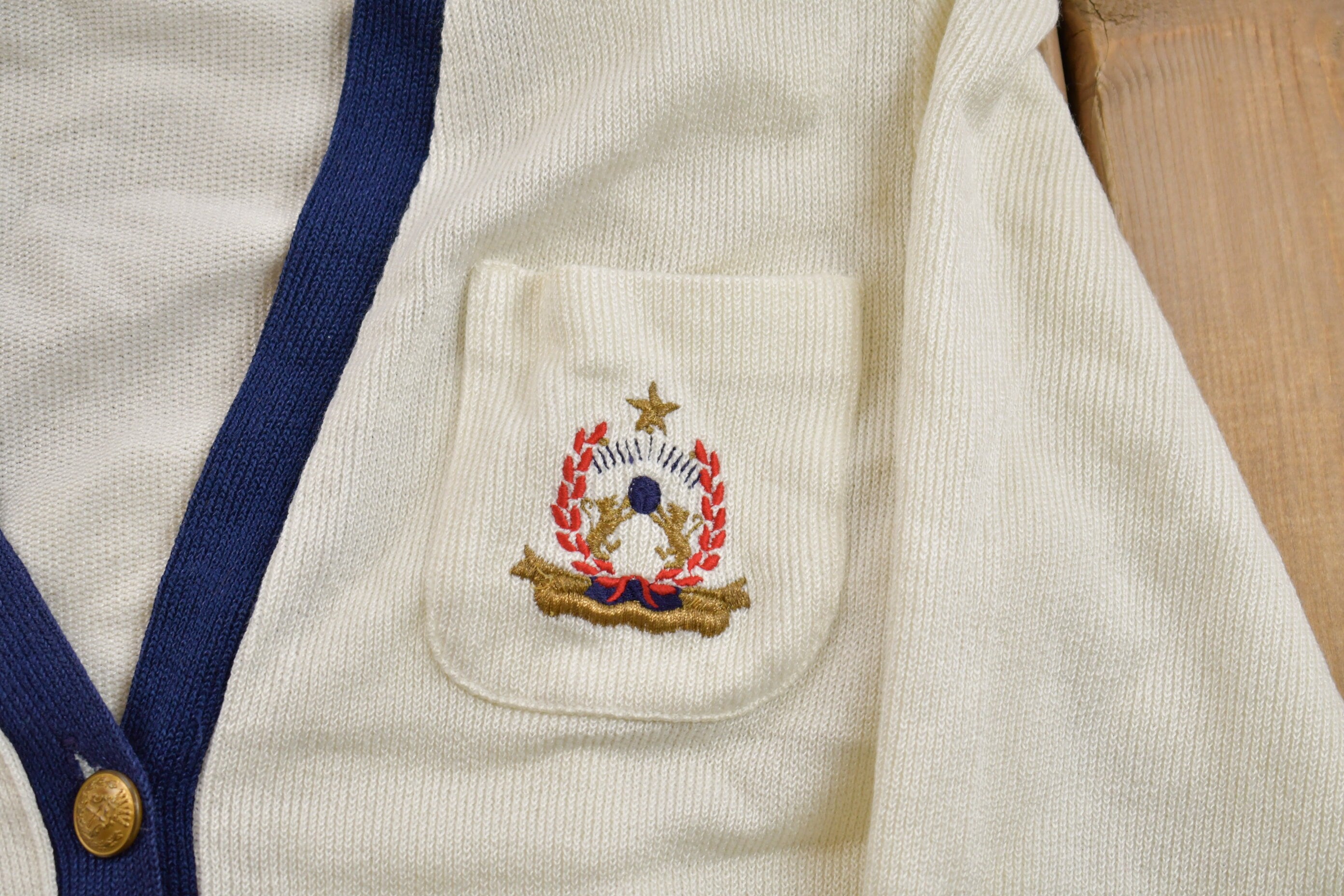 Vintage 1980s Leslie Fay Knitted Cardigan Sweater