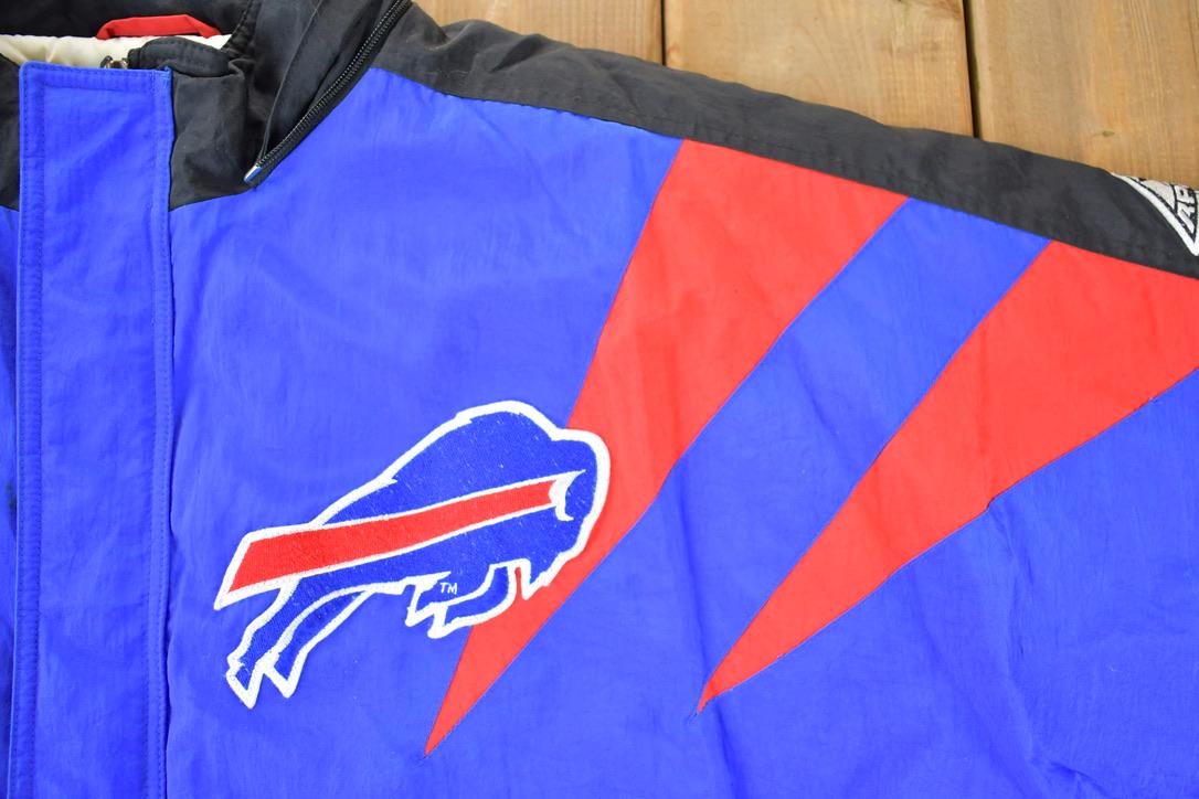 Vintage 1990s Vintage Apex One Sharktooth Buffalo Bills Full Zip Proline NFL Jacket