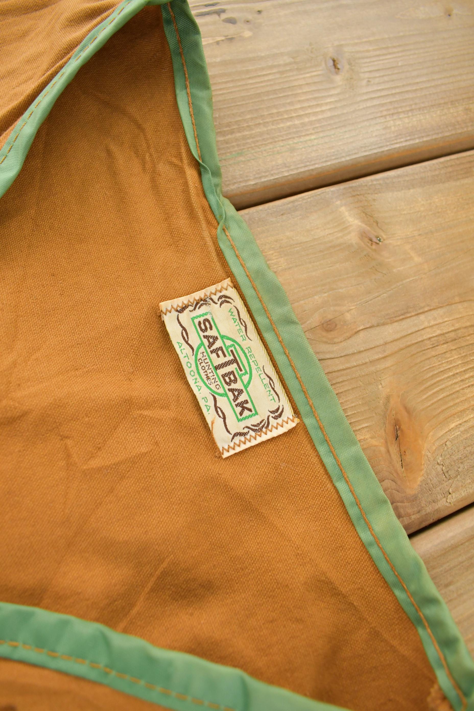 Vintage 1970s Saf T Bak Hunting Vest