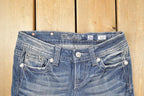Vintage Deadstock Y2K Miss Me Bedazzled Low Rise Jeans Women's Size 26x31