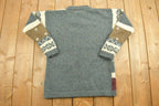 Vintage 1990s Ilanco Patchwork Knitted Crewneck Sweater  Vintage 90s Crewneck  All Over Pattern  Abstract Pattern  Pure Wool