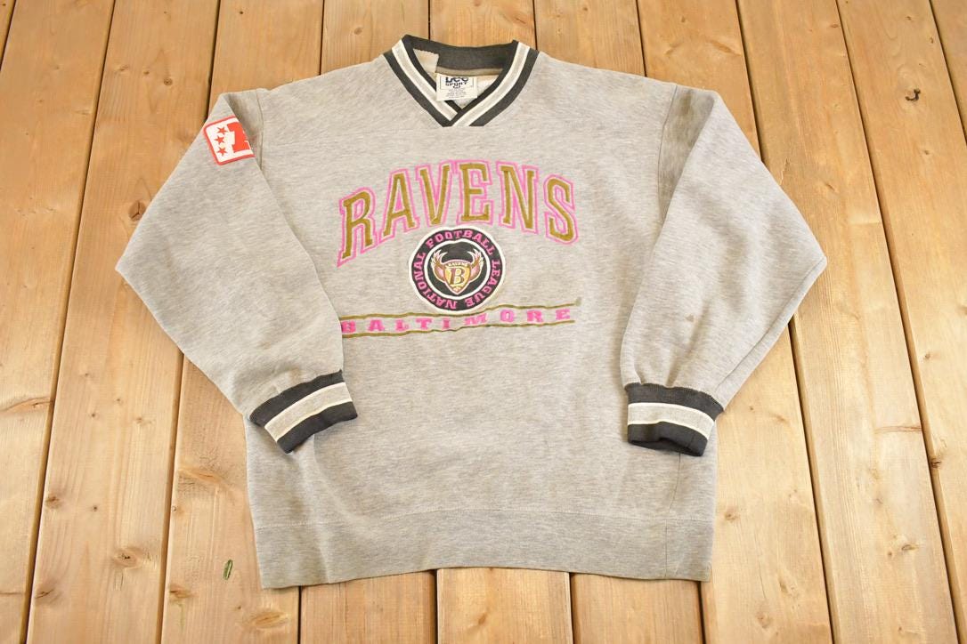 Vintage 1990s Baltimore Ravens Crewneck Sweatshirt Men's M /