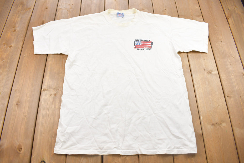 Vintage 1990s K-Swiss Racquet Club Graphic T Shirt