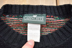 Vintage 1990s Cabin Creek Holiday Bear Knitted Sweater