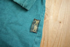 Vintage 1990s Cross Creek Striped Rugby Button Up Shirt Made In USA