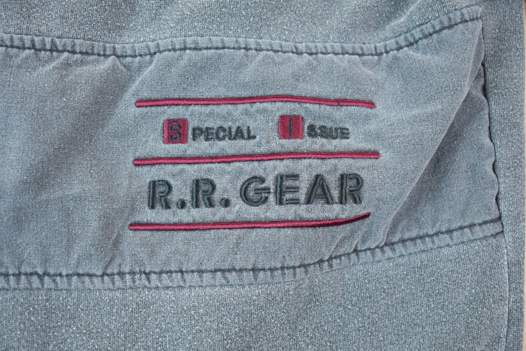 Vintage 1990s Fleece-Lined R.R. Gear Special Issue Embroidered Crewneck Sweatshirt