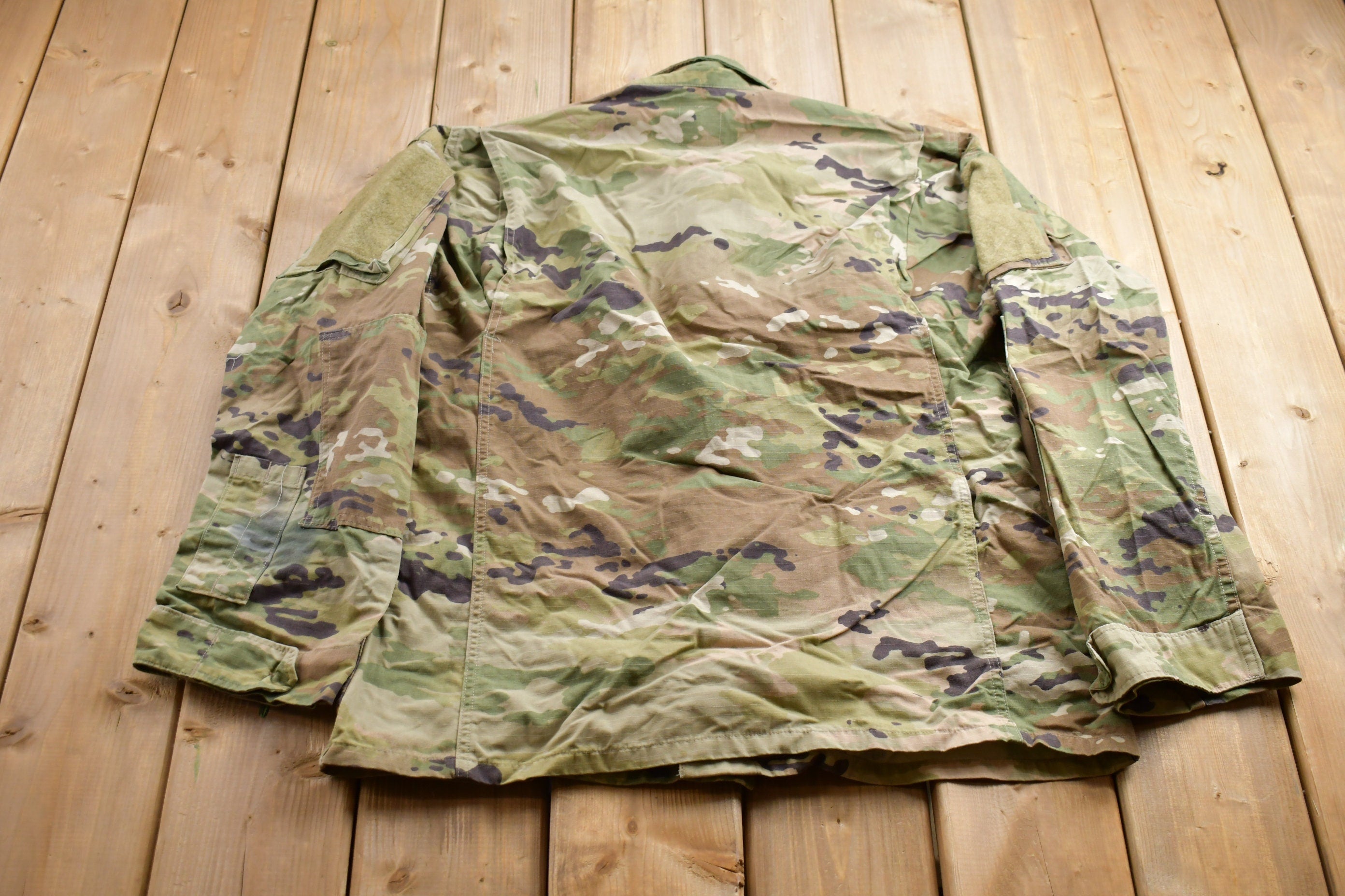 Vintage 2001 Military Button Up Combat Shirt