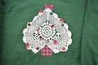 Vintage 1990s Cute Abstract Tree Crewneck Sweater