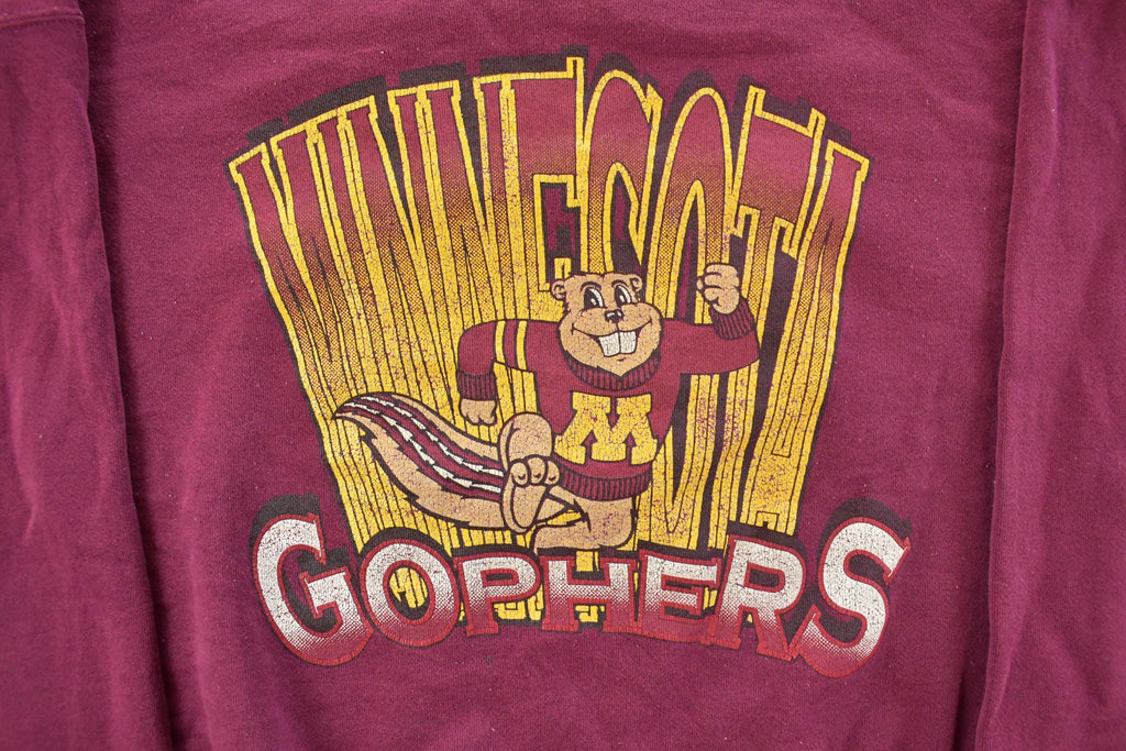 Vintage 1990s University of Minnesota Golden Gophers Crewneck Sweatshirt Men's 2XL