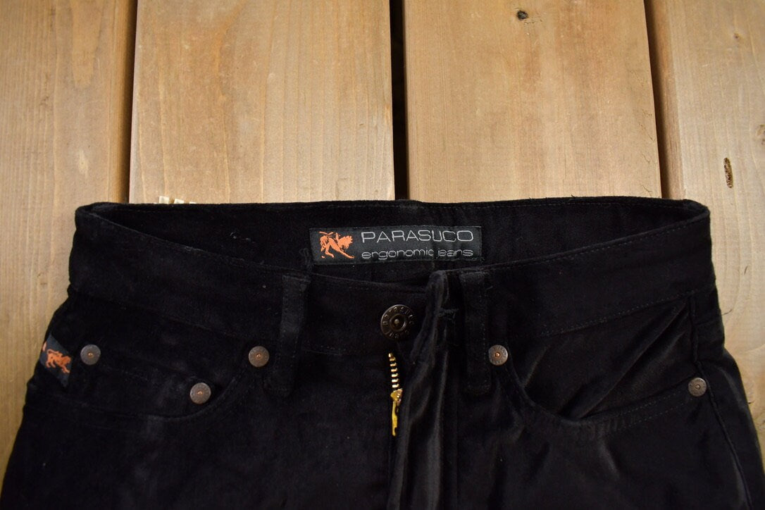 Vintage 1990s Black Parasuco Deadstock Pants Size 24x30