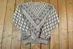 Vintage 1990s Sweater Graphix Knit Crewneck Sweater