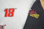 Vintage 1990s Nascar Interstate Batteries Racing Joe Gibbs 18 Crewneck Sweatshirt / 90s Crewneck / Made In USA / Streetwear / Embroidered