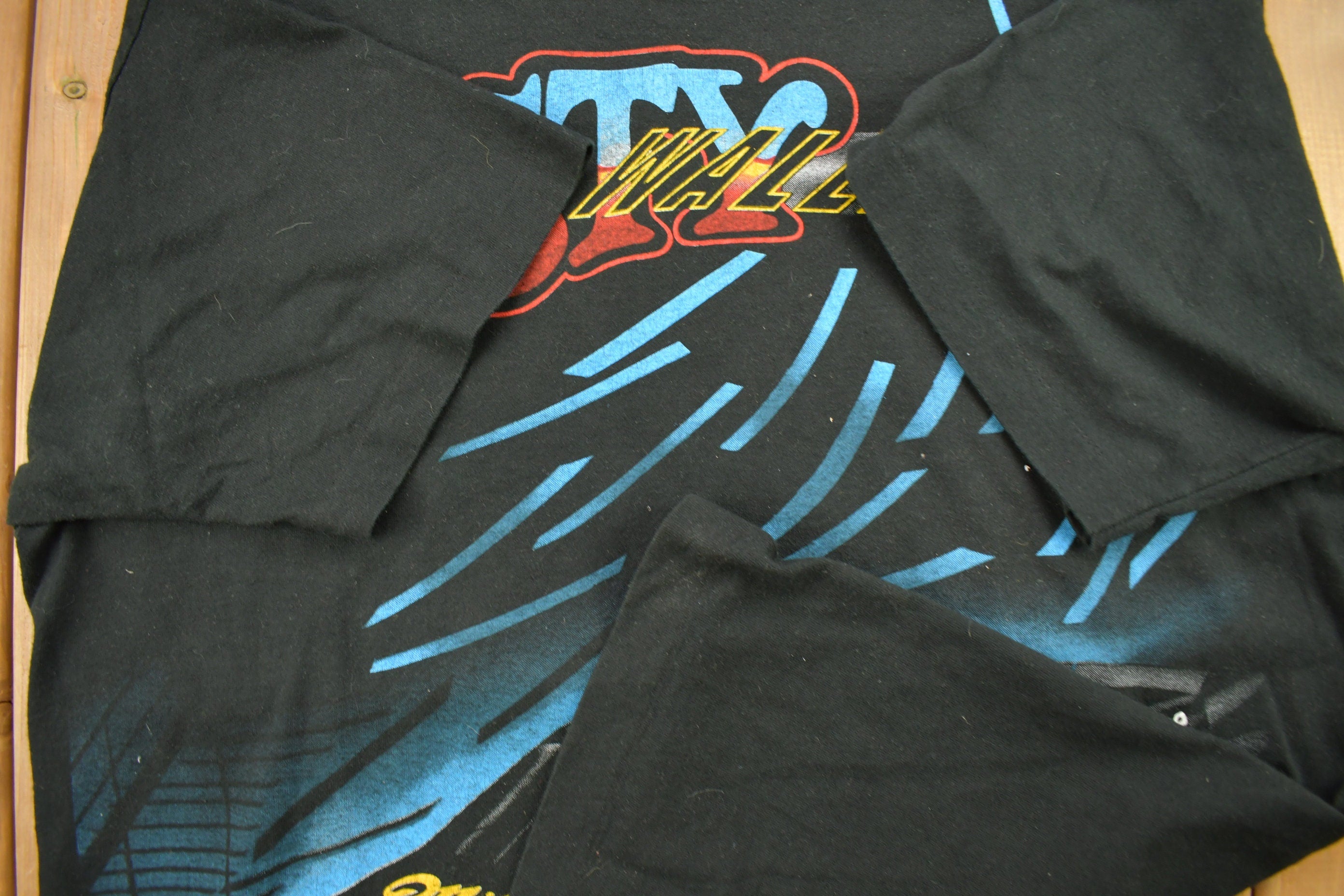 Vintage 1997 Rusty Wallace All Over Print NASCAR T-Shirt