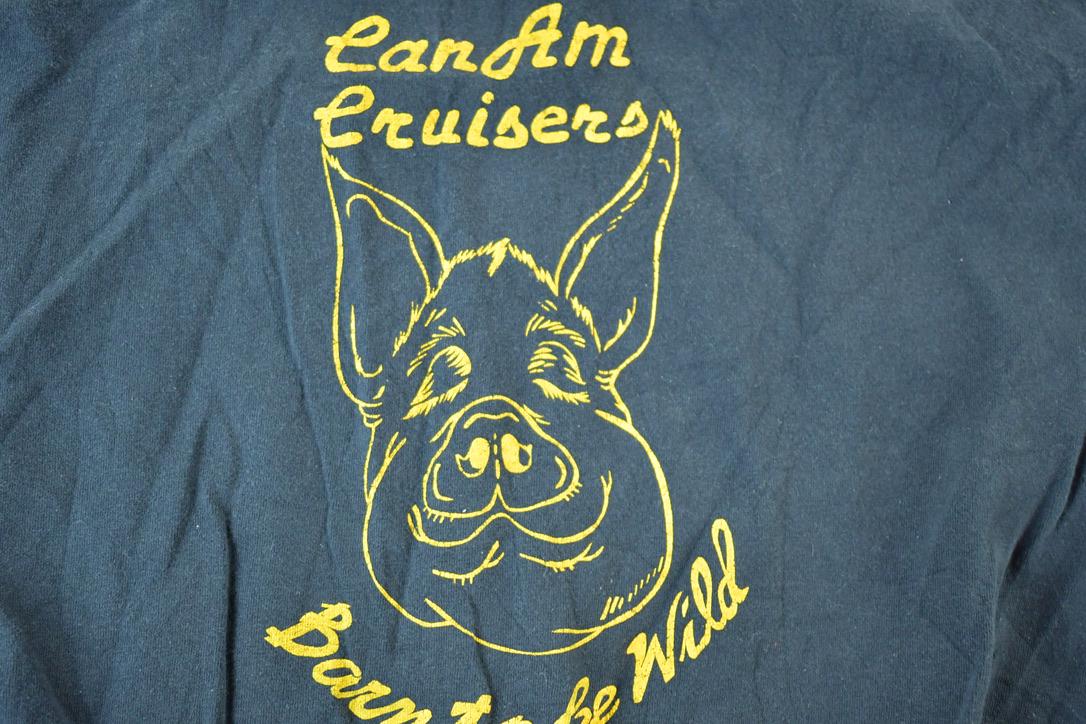 Vintage 1990s Born To Be Wild Can Am Cruisers Souvenir Single Stitch Graphic Print T-Shirt Made In USA