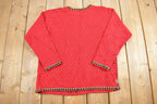 Vintage 1990s Erika Cute Knit Crewneck Sweater