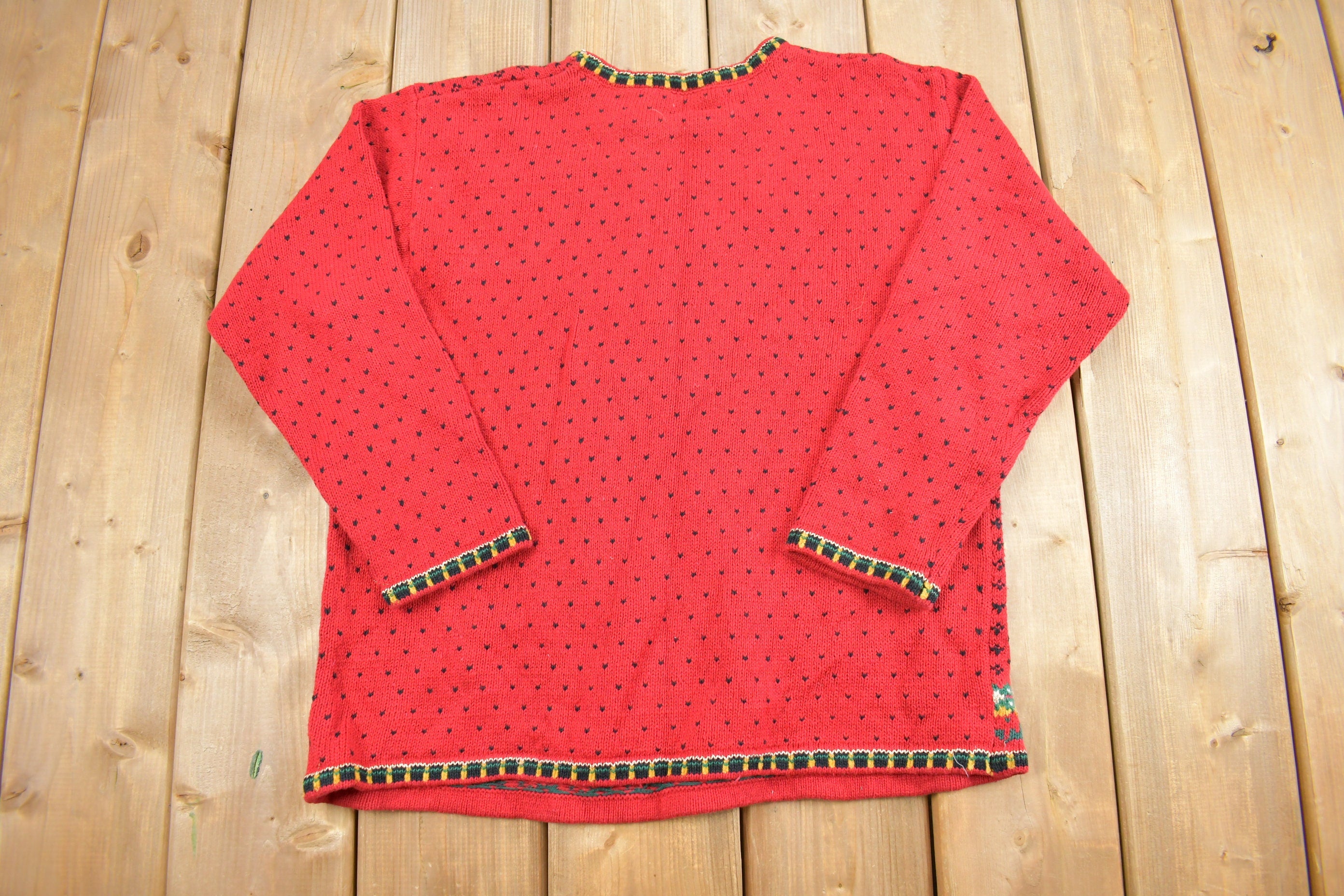 Vintage 1990s Erika Cute Knit Crewneck Sweater