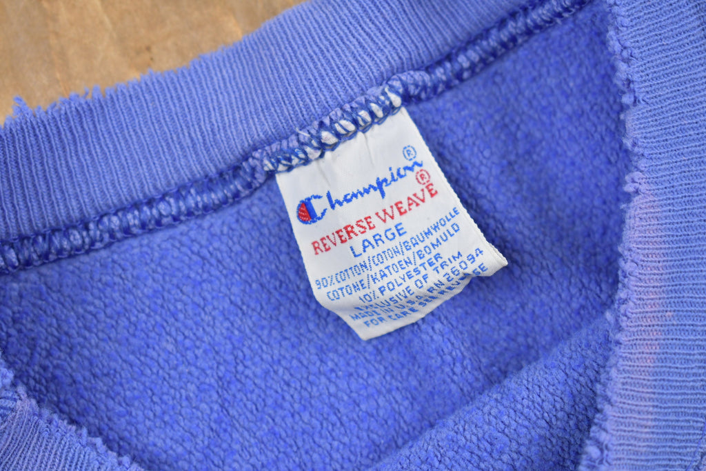 Vintage 1990s Naturally Distressed Champion Reverse Weave Sweatshirt