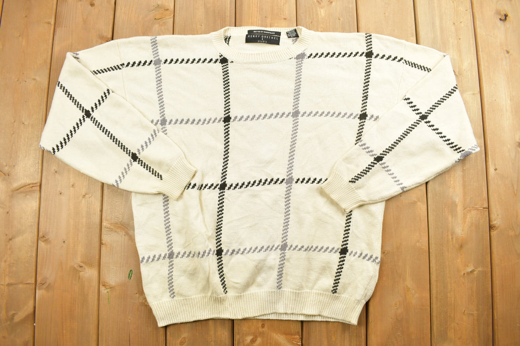 Vintage 1990s Henry Grethel Studio Knitted Crewneck Sweater