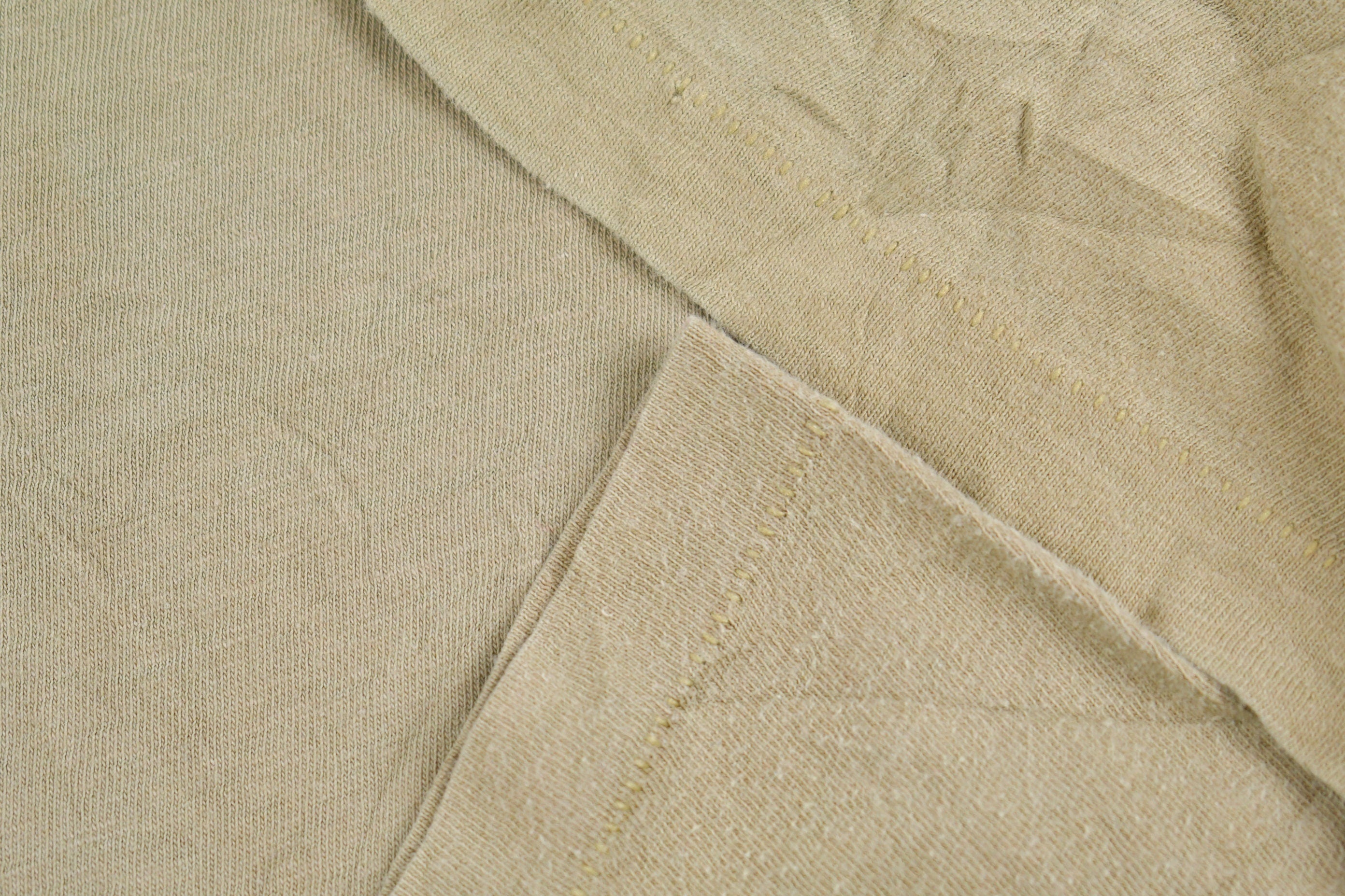 Vintage 1980s Blank Beige T Shirt