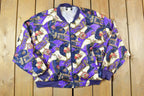 Vintage 1990s Notations Windbreaker Spring Patterns Jacket