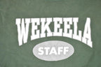 Vintage 1990s Wekeel Staff Graphic Print Crewneck Sweatshirt Mens L