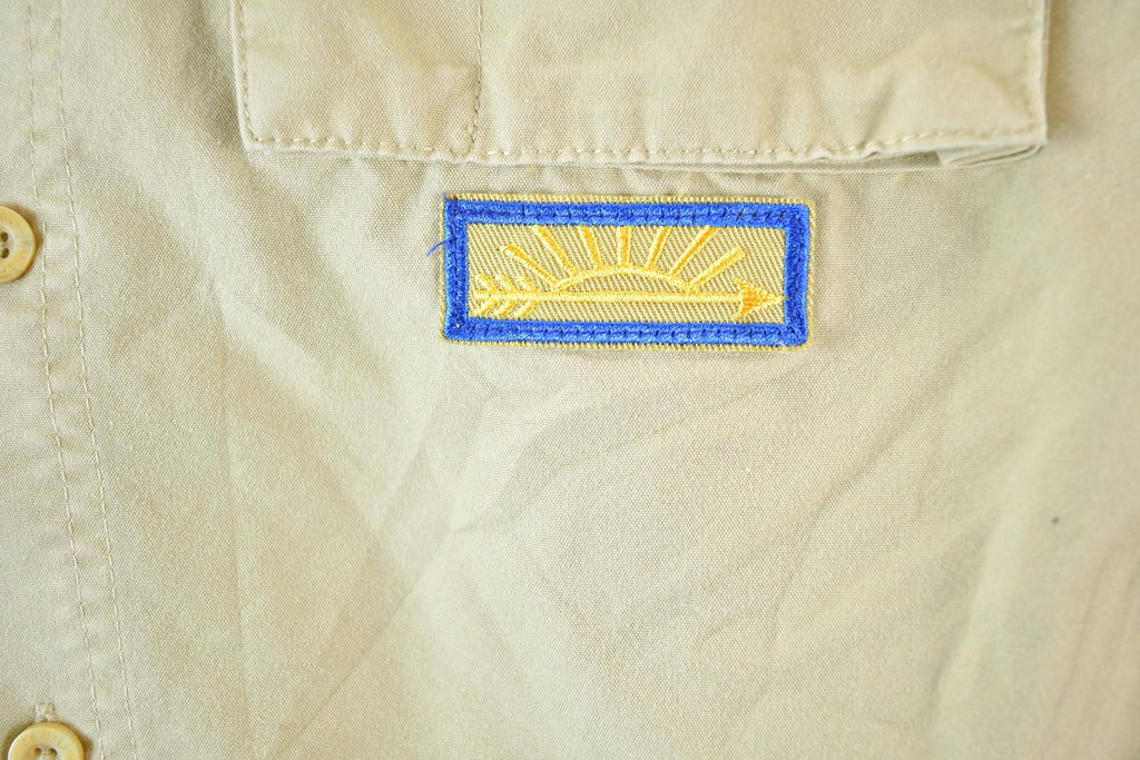 Vintage 1990s Boy SCouts Of America Button Up Shirt Men's L