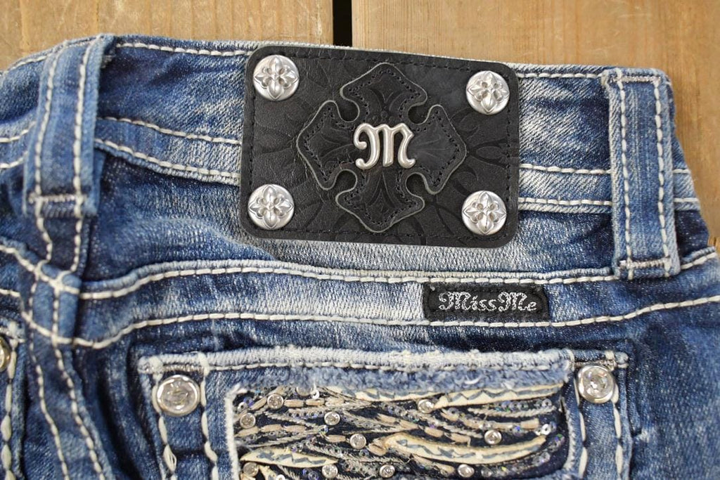 Vintage Deadstock Y2K Miss Me Bedazzled Low Rise Jeans Women's Size 26x31
