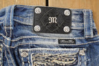 Vintage Deadstock Y2K Miss Me Bedazzled Low Rise Jeans Women's Size 26x31