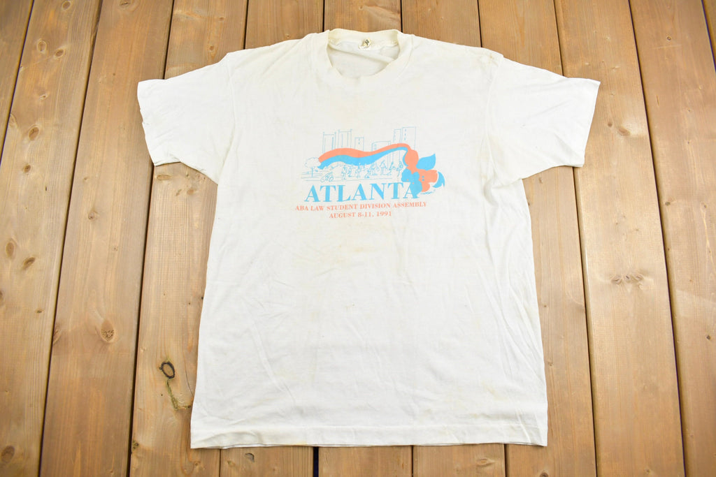 Vintage 1991 Atlanta Souvenir T Shirt